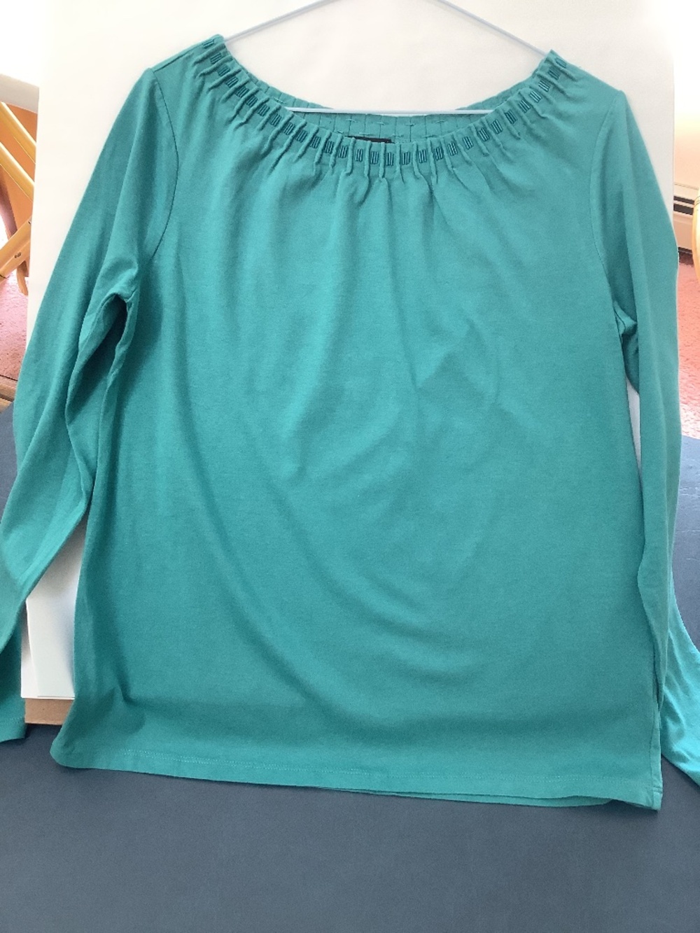 Talbots greenish top.